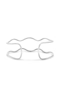 Roman and Jules Wavy Diamond Pave Bangle EB1015-1