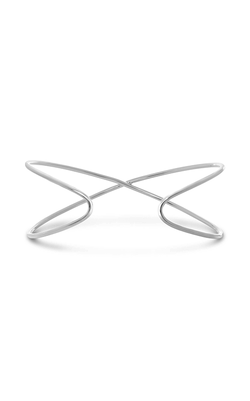 Roman and Jules Criss Cross Diamond Pave Bangle EB1014-1