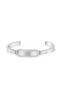 Roman And Jules White Gold Identification Bangle MB860-1