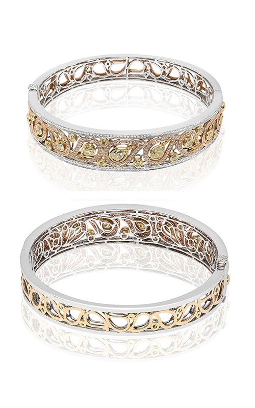 Roman and Jules Fashion Label Bangle KB2412WRY-18K