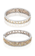Roman and Jules Fashion Label Bangle KB2520WRY-18K-4