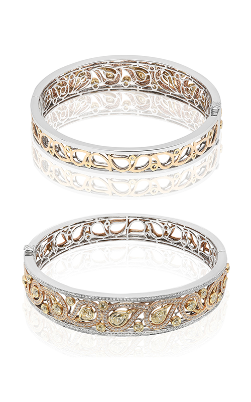Roman and Jules Fashion Label Bangle KB2520WRY-18K-4