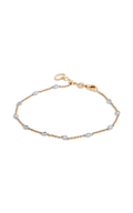 Roman And Jules Rose Gold Diamond by the Yard Bracelet UB1776-3