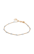 0.33ct Rose Gold Diamond by the Yard Bracelet