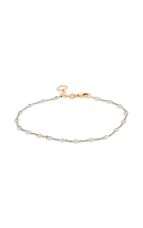 Roman And Jules Rose Gold Diamond By The Yard Bracelet UB1739-3