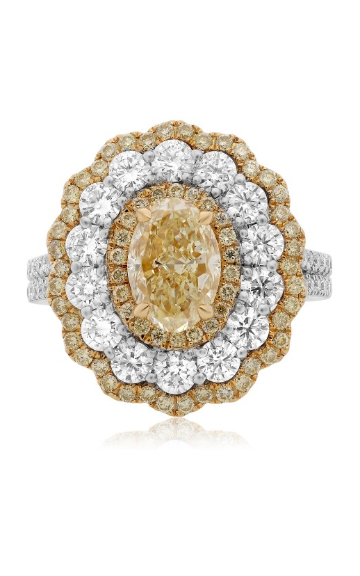 Roman and Jules Engagement Ring KR3155WYR-18K
