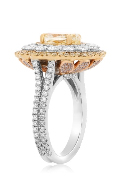 Roman and Jules Engagement Ring KR3155WYR-18K
