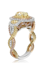 Roman and Jules Engagement Ring KR3760WRY-18K