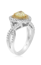 Roman and Jules Engagement Ring KR4076WY-18K-2