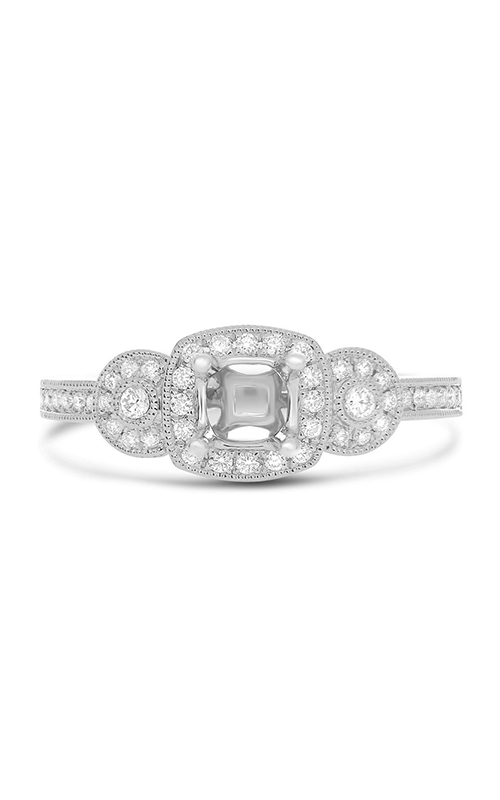 Roman and Jules Side Stone Milgrain Engagement Setting KR1664W