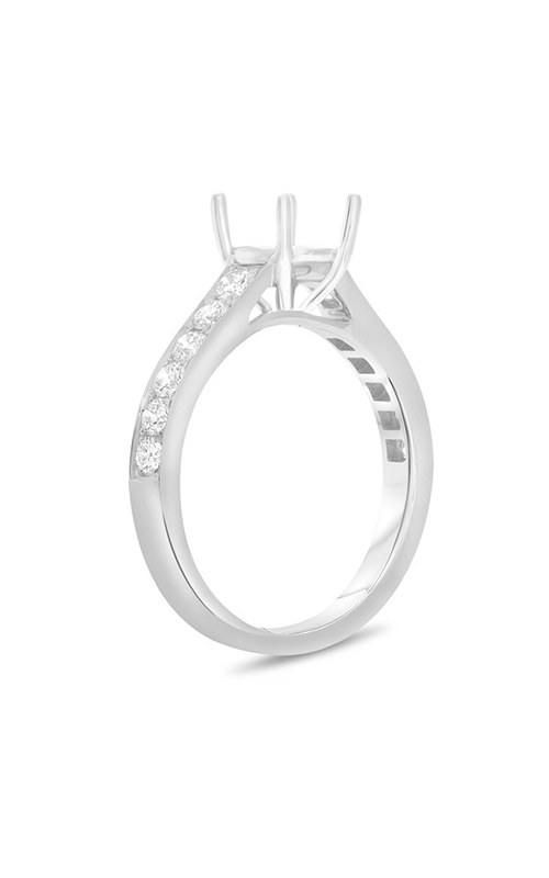 Roman and Jules Round Diamond Shank Engagement Setting UR1490W