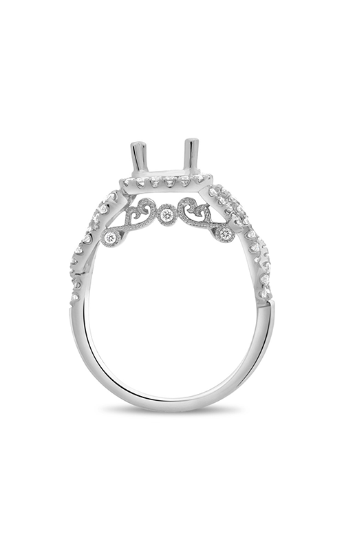 Roman and Jules White Gold Swirl Shank Engagement Setting UR1899B-IH