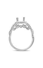 Roman and Jules White Gold Swirl Shank Engagement Setting UR1899B-IH