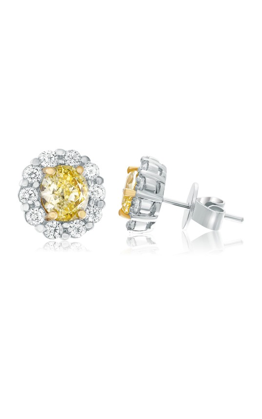 Roman and Jules Yellow Label Earrings NE680-1