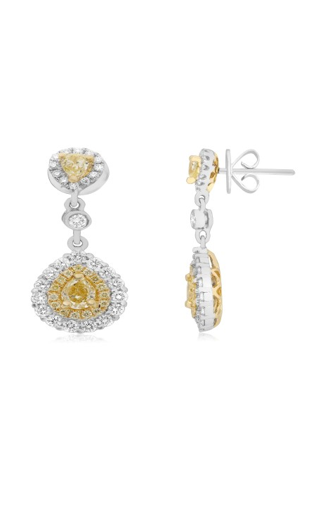 Roman and Jules Yellow Label Earrings NE657-4
