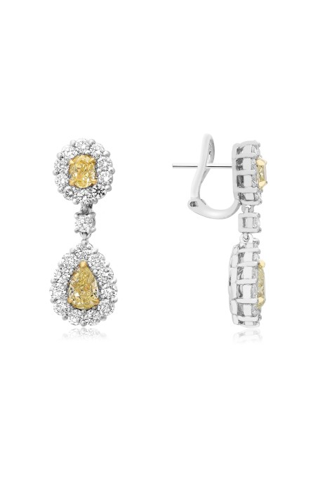 Roman and Jules Yellow Label Earrings NE671-2