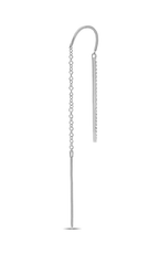 Roman and Jules Geometric Diamond Chain Earrings EE1065-1