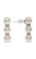 Roman and Jules Fashion Label Earrings KE1561WPRL-18K-1