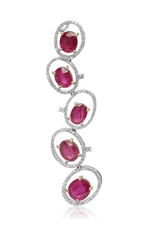 Roman and Jules Color Label Earrings ME607A-1