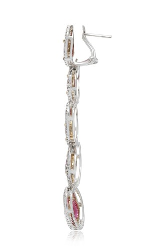 Roman and Jules Color Label Earrings ME607A-1