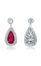 Roman and Jules Color Label Earrings ME631-1