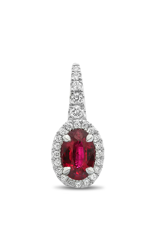 Roman and Jules Ruby & Diamond Lever Back Earrings KE5902-8