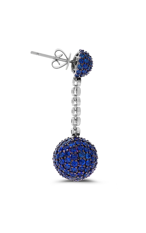 Roman and Jules Sapphire Pave Ball Drop Earrings ME711-2