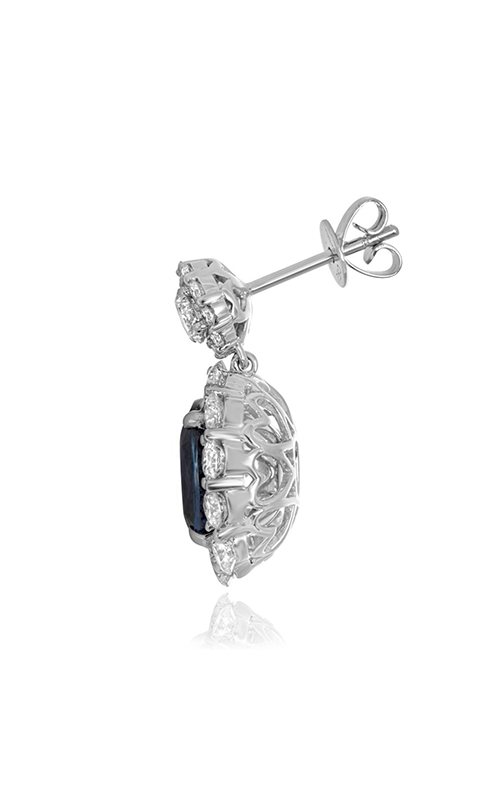Roman and Jules Blue Sapphire & Diamond Dangle Earrings ME604-2