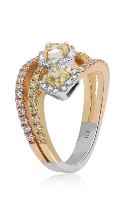 Roman and Jules Yellow Label Ring KR5046WRY-18K-3