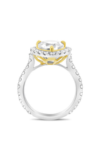 Roman and Jules Heart-shaped Yellow Diamond Halo Ring NR1052B-1
