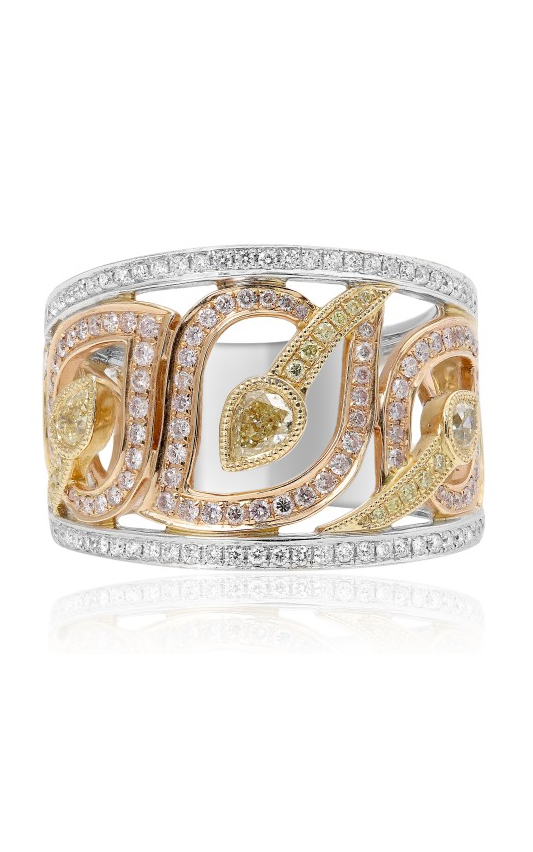 Roman and Jules Fashion Label Ring KR2836WRY-18K