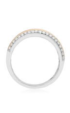 Roman and Jules Fashion Label Ring UR1322WR-BA-18K