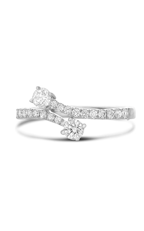 Roman and Jules White Gold & Diamond Bypass Ring UR1951-1