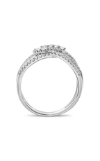 Roman and Jules Abstract Diamond Cuff Ring UR2145-1