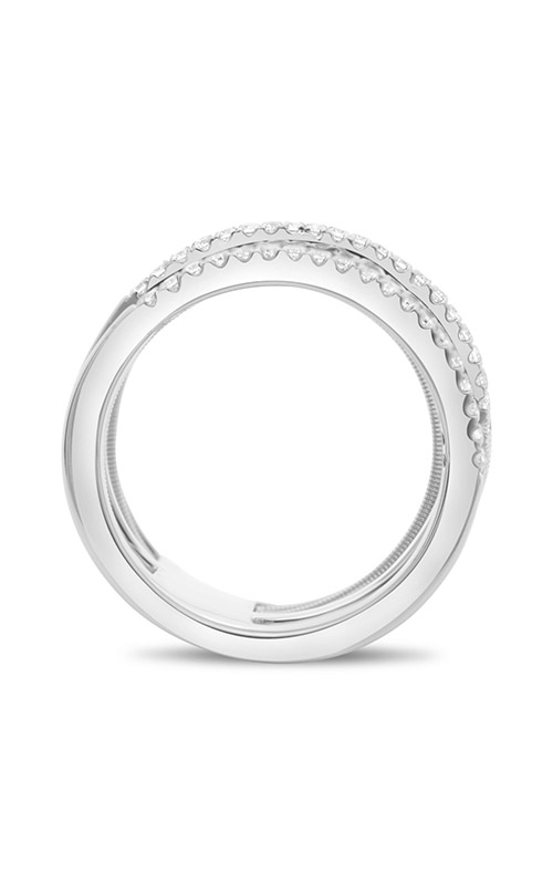 Roman and Jules White & Yellow Gold Stacked Coil Pave Ring MR736-3