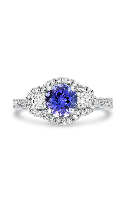 Roman and Jules Nickel Free Tanzanite Side Stone Ring KR934WTZ