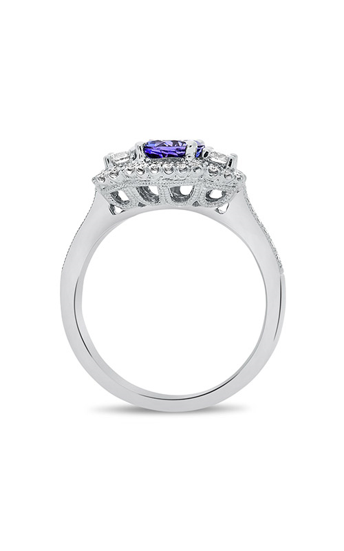 Roman and Jules Nickel Free Tanzanite Side Stone Ring KR934WTZ