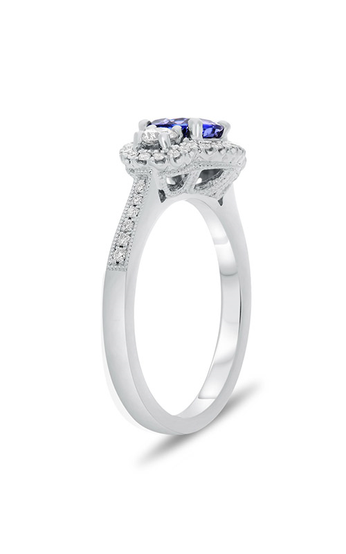Roman and Jules Nickel Free Tanzanite Side Stone Ring KR934WTZ