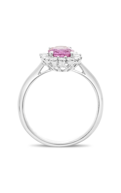 Roman and Jules Oval Pink Sapphire Halo Ring MR500-99