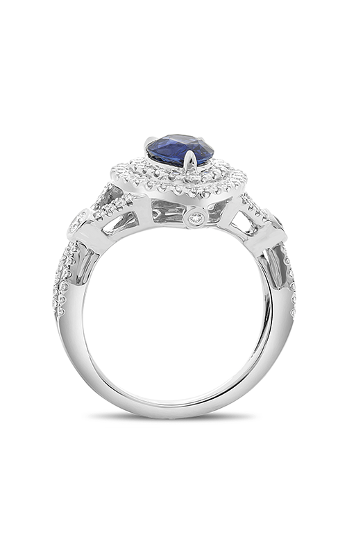Roman and Jules Pear-shaped Blue Sapphire & Diamond Ring KR5609W-1