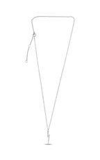Roman and Jules Lightning Bolt Diamond Pave Necklace EN1040-1
