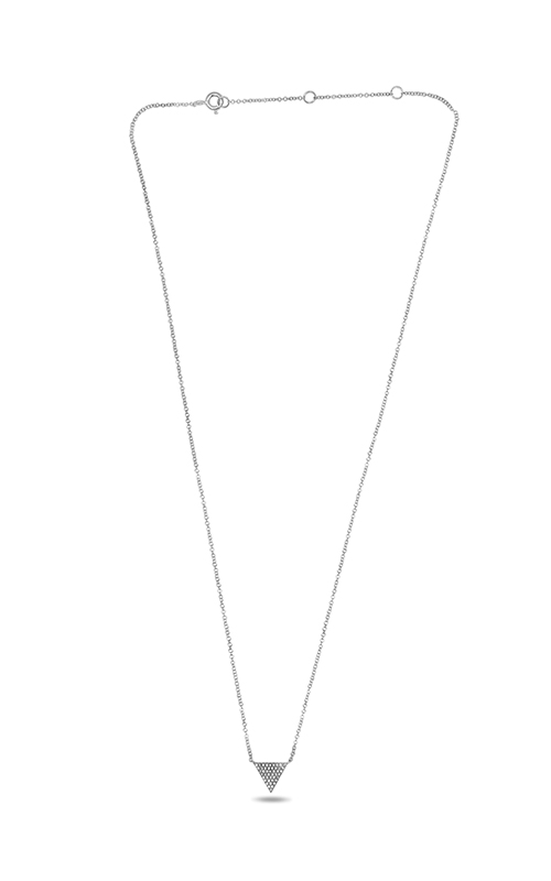 Roman and Jules Triangle Diamond Pave Necklace EN1028-1