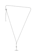 Roman and Jules Diamond Pave Pear Bar Necklace EN1047-1