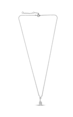 Roman and Jules Double Pear Diamond Pave Necklace EN1022-1