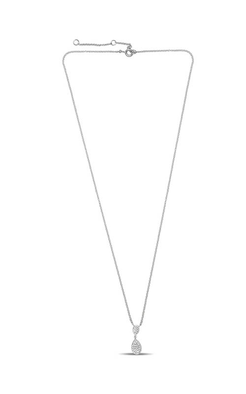 Roman and Jules Double Pear Diamond Pave Necklace EN1022-1