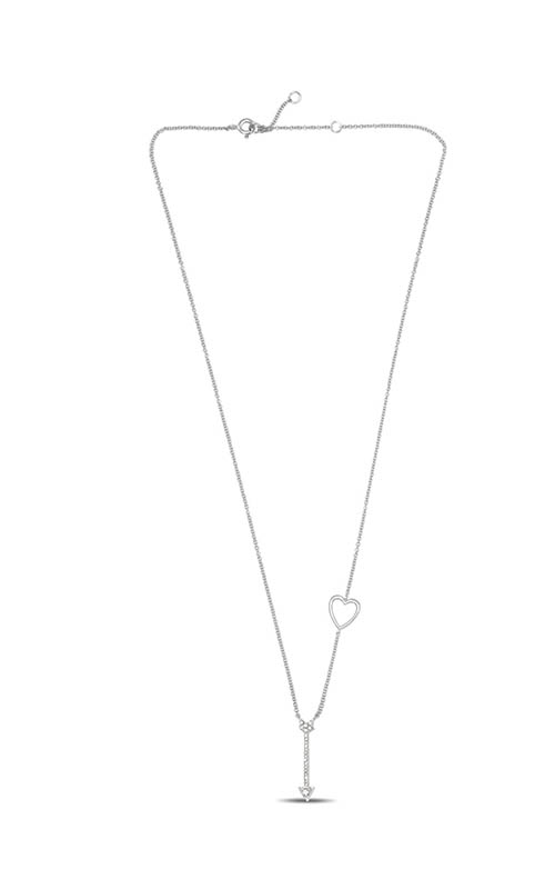 Roman and Jules Diamond Pave Heart & Arrow Necklace EN1043-1