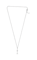 Roman and Jules Diamond Pave Circle Bar Necklace EN1046-1