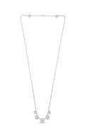 Roman and Jules Five Circle Diamond Pave Necklace EN1048-1