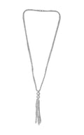 Roman and Jules White Diamond Triple Dangle Necklace GN2956-1