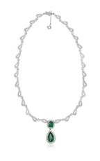Roman and Jules Color Label Necklace NN718-1